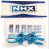 NHX RC Aluminum Steering Blocks : Slash 4x4 Stampede 4x4 Blue view 2