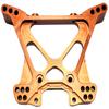 NHX RC Aluminum Rear Shock Tower Set - Orange: Traxxas Slash 4x4 view 1