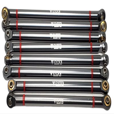 NHX RC 8PCS Alloy Upper & Lower Rod Linkage1/10 RC Axial SCX10 313mm Wheelbase
