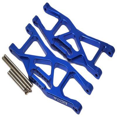 NHX RC Aluminum Front/Rear Lower Suspension Arms - Blue: TRAXXAS 1/10 MAXX