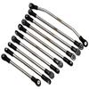 NHX RC Stainless Steel Linkage Rod 313mm Wheelbase Servo Axle Mounted SCX10 II view 1
