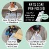 30 Pack | Disposable Splat Mats | Biodegradable + Compostable | THEO'S MATS | Under Highchair Splat Mat for Floor | Baby Led Weaning Supplies | (THEO001) view 2