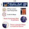 Adventure Awaits Bon Voyage Large Banner,Bon Voyage Yard Sign Banner,Travel Theme Party Decorations,Retirement Party Adventure Awaits Party Sign 9.8X1.6 Ft view 2