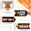 20 Pieces Basketball Party Sign Basketball Themed Party Decoration Supplies Kids Teenagers Boys B-Day Photo Prop view 2
