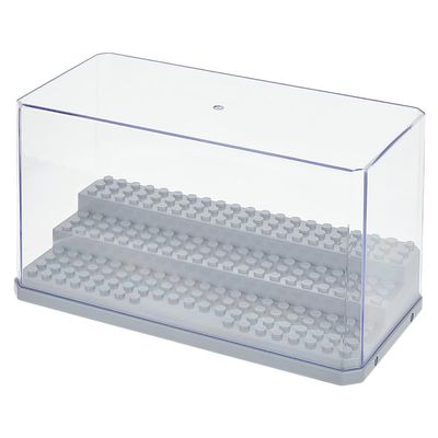 OLYCRAFT Acrylic Display Case Display Case for Minifigure Action Figures Blocks Removable Display Box for Storage Gifts Dustproof Storage Display Boxes