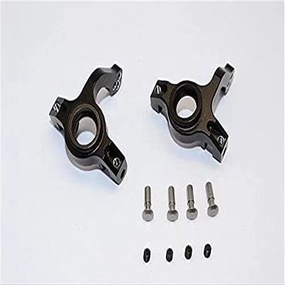 Aluminium Front Steering Knuckle-1PR Set for Axial 1/10 Yeti AX31110 Black