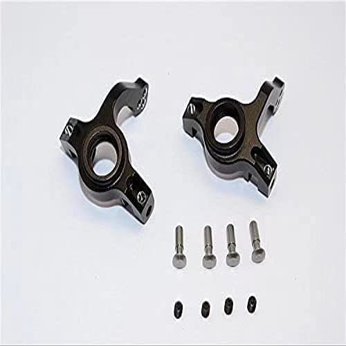 Aluminium Front Steering Knuckle-1PR Set for Axial 1/10 Yeti AX31110 Black