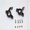 Aluminium Front Steering Knuckle-1PR Set for Axial 1/10 Yeti AX31110 Black view 1