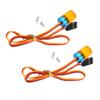 LAFEINA LED Strobing Rotating Flashing Light 9x15mm Lamp for RC Model Police Firefighting Ambulance Car Truck Lighting (2 Pack, Yellow) view 1
