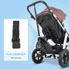 Rhinoon 2 in 1 Stroller Board with Seat, Comfortable Wheeled Board Stroller Pedal, Universal Adjustable Buggy Board, Fits Most Strollers On The Market, Under 55 Pounds, Blue view 3