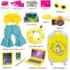 ebuddy 18 inch Doll Clothes and Accessories-Travel Suitcase Set with Fashion Outfit & Pretend Play Accessories Fit for 18" Girl Dolls (No Doll) view 2