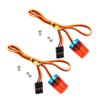 LAFEINA LED Strobing Rotating Flashing Light 9x15mm Lamp for RC Model Police Firefighting Ambulance Car Truck Lighting (2 Pack, Red) view 1