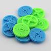 Replacement Part For 10PCS 2x30mm Belt Pulley Plastic Micro Motor Wheel/Drive Wheels Tight With 2mm Shaft For Electric Cars Spare Part - (Color: Green) view 1