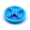 Replacement Part For 10PCS 2x30mm Belt Pulley Plastic Micro Motor Wheel/Drive Wheels Tight With 2mm Shaft For Electric Cars Spare Part - (Color: Green) view 2