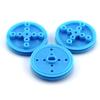 Replacement Part For 10PCS 2x30mm Belt Pulley Plastic Micro Motor Wheel/Drive Wheels Tight With 2mm Shaft For Electric Cars Spare Part - (Color: Green) view 3