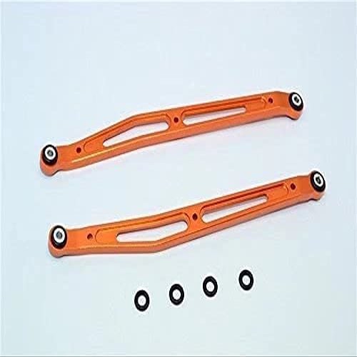 for 1/10 RC Car Yeti Aluminum Rear Upper Chassis Links-1PR Set Orange