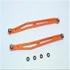 for 1/10 RC Car Yeti Aluminum Rear Upper Chassis Links-1PR Set Orange view 1