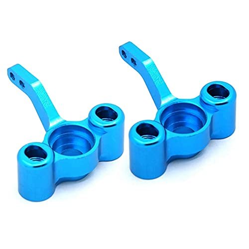Replacement Part For 94122 94188 1/10 RC Car Upgrade Parts Aluminum Alloy Front Steering Hub Steering Cup 122011(02165) - (Color: Blue)