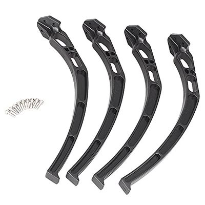 Replacement Part For 4PCS For S500 F450 F550 S550 Landing Gear Extended Heighten Foldable Leg Tripod For RC Drone Quadcopter Frame Kit - (Color: Black)
