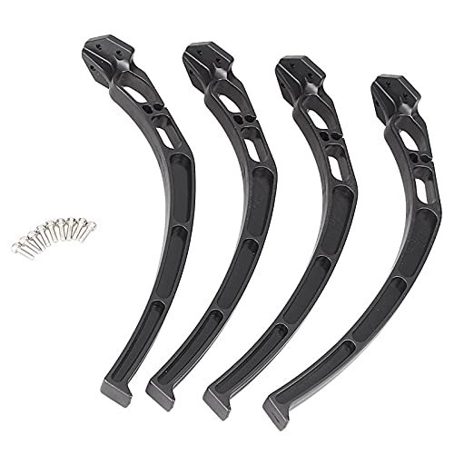 Replacement Part For 4PCS For S500 F450 F550 S550 Landing Gear Extended Heighten Foldable Leg Tripod For RC Drone Quadcopter Frame Kit - (Color: Black)