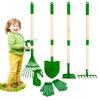 Duckura Kids Gardening Tools Set - 7pcs Garden Tool for Kids with Shovel, Rake, Hoe, Leaf Rake, Outdoor Summer Yard Lawn Digging Weed Toys, Christmas Birthday Gifts for Boys Girls Age 3 4 5 Years Old view 1