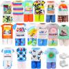 Miunana 22 PCS 5.3 Inch Boy Doll Clothes for 6 Inch Doll Top and Pants Handmade Casual Wear 10 Sets Fashion Outfit for 4-6 Inch Clothes and Accessories with 2 Pairs of Shoes view 1