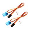 LAFEINA LED Strobing Rotating Flashing Light 9x15mm Lamp for RC Model Police Firefighting Ambulance Car Truck Lighting (2 Pack, Blue) view 1