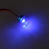 LAFEINA LED Strobing Rotating Flashing Light 9x15mm Lamp for RC Model Police Firefighting Ambulance Car Truck Lighting (2 Pack, Blue) view 3