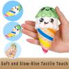 Anboor 2pcs Squishies Set Toys Squeeze Ice Cream Kawaii Slow Rising Scented Kid Toys Cute Food Collect Halloween Ideas view 3