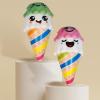 Anboor 2pcs Squishies Set Toys Squeeze Ice Cream Kawaii Slow Rising Scented Kid Toys Cute Food Collect Halloween Ideas view 4