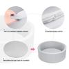 TRENDBOX Small Memory Foam Ball Pit, 27 inches Indoor Round Ball Pit (NO Balls) for Toddler Kids Children - 27 inches (Light Gray) view 4