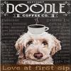 1000 Pieces Wooden Puzzles Goldendoodle Dog Coffee Jigsaw Puzzles for Adults and Kids Development Toys Games Toys Gift view 1