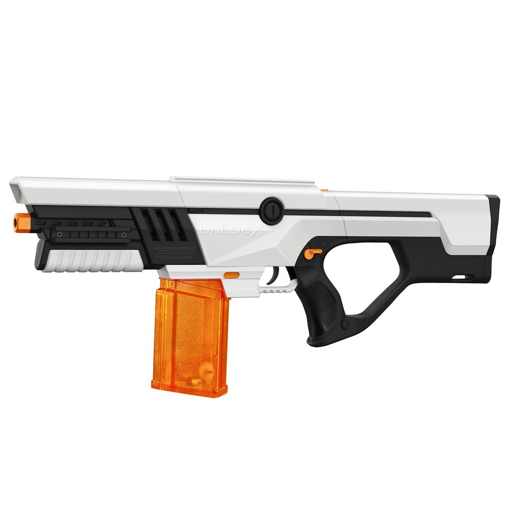 UnlocX Gel Ball Blaster Kit - Electric Detachable Fully Automatic Long Range Water Bead Blaster with Eco-Friendly Biodegradable Gel Bullets, able to Shoot 11 Rounds per Second