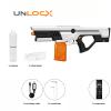 UnlocX Gel Ball Blaster Kit - Electric Detachable Fully Automatic Long Range Water Bead Blaster with Eco-Friendly Biodegradable Gel Bullets, able to Shoot 11 Rounds per Second view 4
