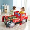 Hape Busy City Rail Set, Ride-On & Foldable Engine Table view 3