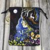 Littryee Tarot Cloth Bag, Tarot Storage Bag, Velvet Printed Drawstring Jewelry Coin Pouches, Board Game Card Storage Bag, for Wedding Craft view 4