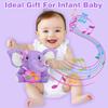 Aitbay Plush Elephant Music Baby Toys 0 3 6 9 12 Months, Cute Stuffed Aminal Light Up Baby Toys Newborn Baby Musical Toys for Infant Babies Boys & Girls Toddlers 0 to 36 Months (Purple) view 2