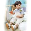 Pinky Reborn Huge Reborn Toddler Dolls 28inch Realistic Toddler Reborn Dolls Standing Boy Clothes Model Collectible Masterpiece Doll Waterproof Jointed Doll view 4