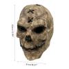 Roexboz Halloween Skull mask, Latex Skeleton Headgear Funny face Covering for Halloween Party Cosplay Props Costume view 2