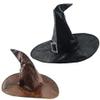 MYYHMA Halloween Witch Hat Black Ladies Costume Party Cosplay Accessories, Peaked Hat Retro Knight Hat (Color : Black) view 4