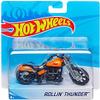 Hot Wheels Street Power Orange Rollin Thunder Motorcycle view 1