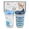 10oz. SPILL-PROOF CUPS 2-PACK, BLUE WHALE view 1