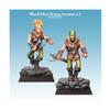 Spellcrow 28mm Game Miniature: Wood Elves Young Axemen v.2 view 1
