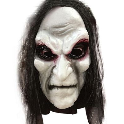 XYHJK Halloween Zombie Mask, Horror Lotion, Oral Mask, Dry Body Mask, Halloween Party Costume Fashion (Color : White)