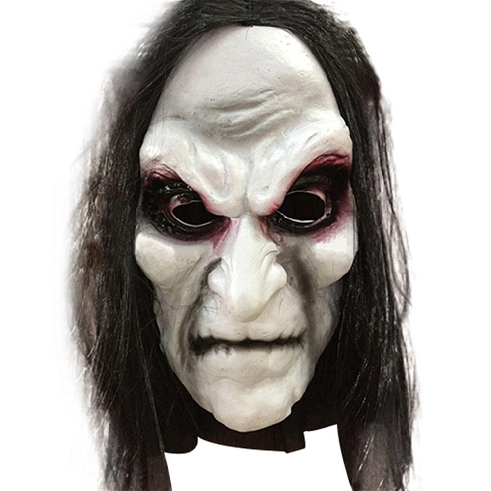 XYHJK Halloween Zombie Mask, Horror Lotion, Oral Mask, Dry Body Mask, Halloween Party Costume Fashion (Color : White)
