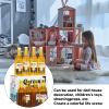 Hosi Miniature Beer Bottles, Multipurpose 1:12 Dollhouse Accessories Vivid Details for Gifts view 4