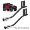 FASJ Metal Tail Exhaust Pipe, 1/10 RC Car TRX4 Accessories No Need to Punch Simulation Tank Exhaust Pipe High Reliability for Scx10 for TRX4 view 4