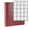 Ursae Minoris Manor Library Deluxe 3 Q-Ring Standard Format Album for Up to 800 Coins in Paper 2 x 2 Paper Flip Holders Burgundy view 1