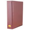 Ursae Minoris Manor Library Deluxe 3 Q-Ring Standard Format Album for Up to 800 Coins in Paper 2 x 2 Paper Flip Holders Burgundy view 3