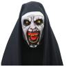 Yawolfe Nun Scary Halloween Mask Latex Horror Scary Full Head Mask Cosplay Halloween Costume Props Devil Masks Witch Zombie Evil Dress up Light Up Nun Masks view 1